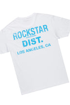 Lake White/Blue T-Shirt/Baggy Fit Cargo Jean Set