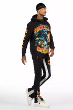 Torq Black/Orange Hoodie/Super Stacked Track Set