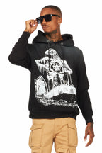 Brookwood Black Graphic Hoodie