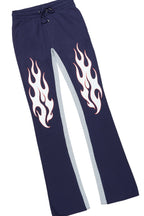 Tidus Navy Hoodie Baggy Fit Pant Track Set