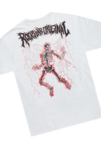 Deathrow White/Red T-Shirt/Stacked Flare Pant Set