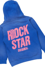 Girls Aimee Blue Hoodie/Stacked Flare Jean Set