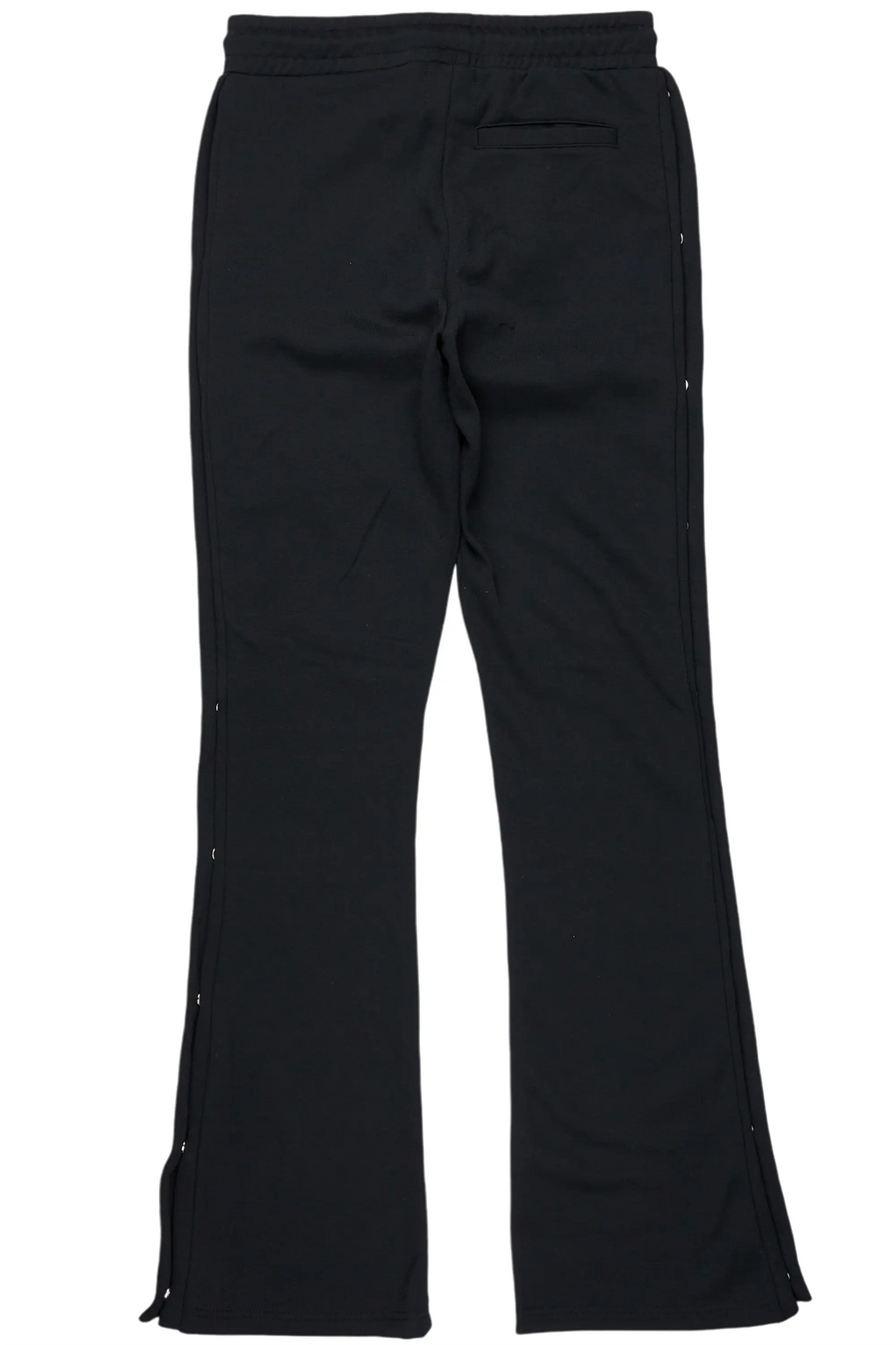 Alpine Black Baggy Snap Button Pant