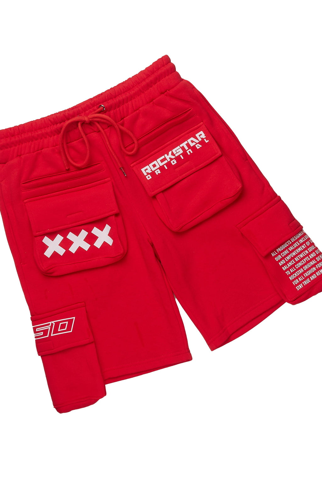 Jash Red/White Short Set