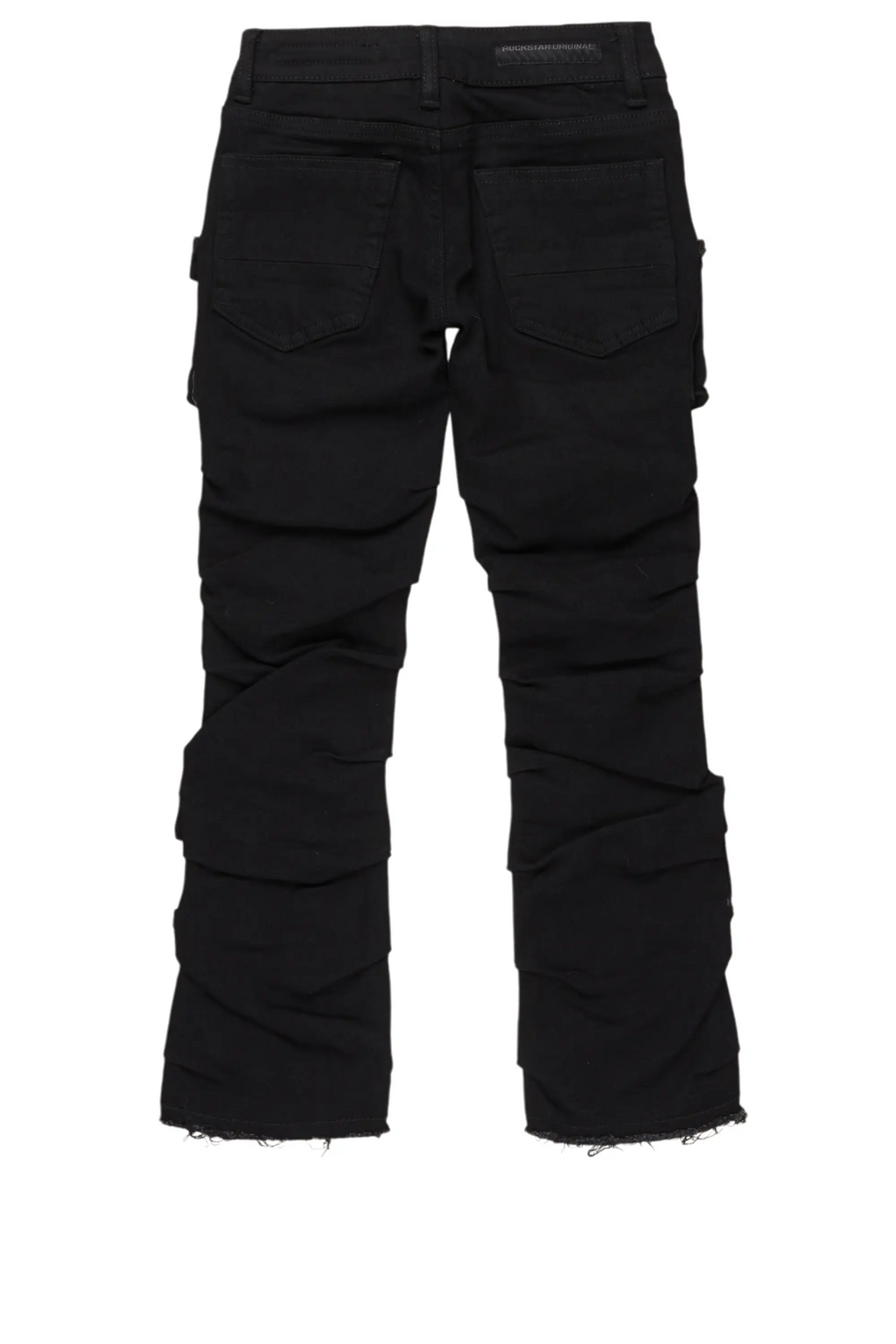 Boys Gentry Black Stacked Flare Jean