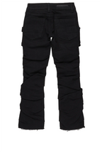 Boys Gentry Black Stacked Flare Jean
