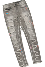 Waller Vintage Grey T-Shirt/Slim Jean Bundle