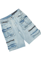Kip Royal T-Shirt/Denim Short Set