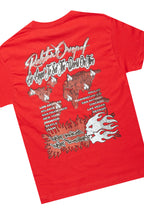 Boys Zach Red/Black T-Shirt Cargo Pant Set