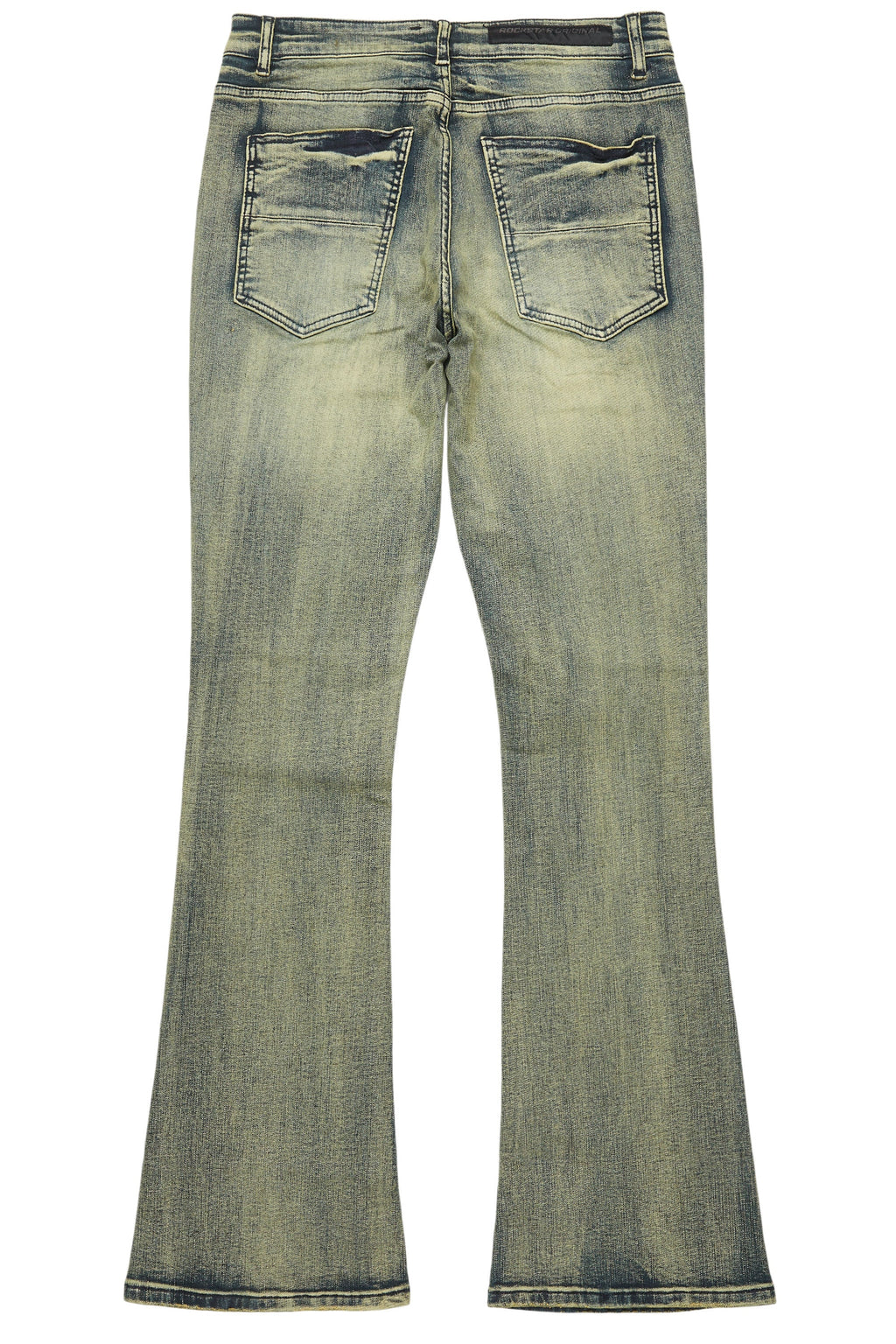 Drick Vintage Blue Regular Fit Flare Jean
