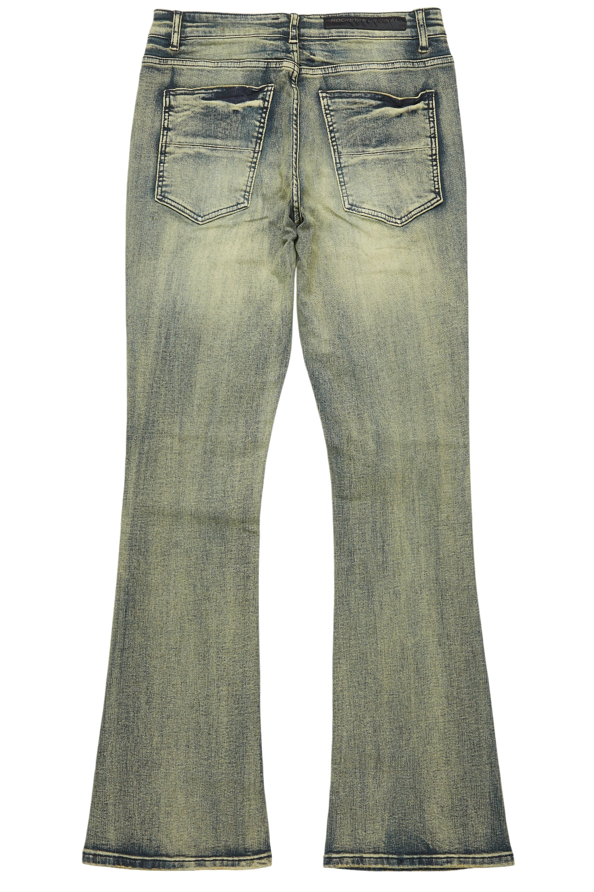 Drick Vintage Blue Regular Fit Flare Jean