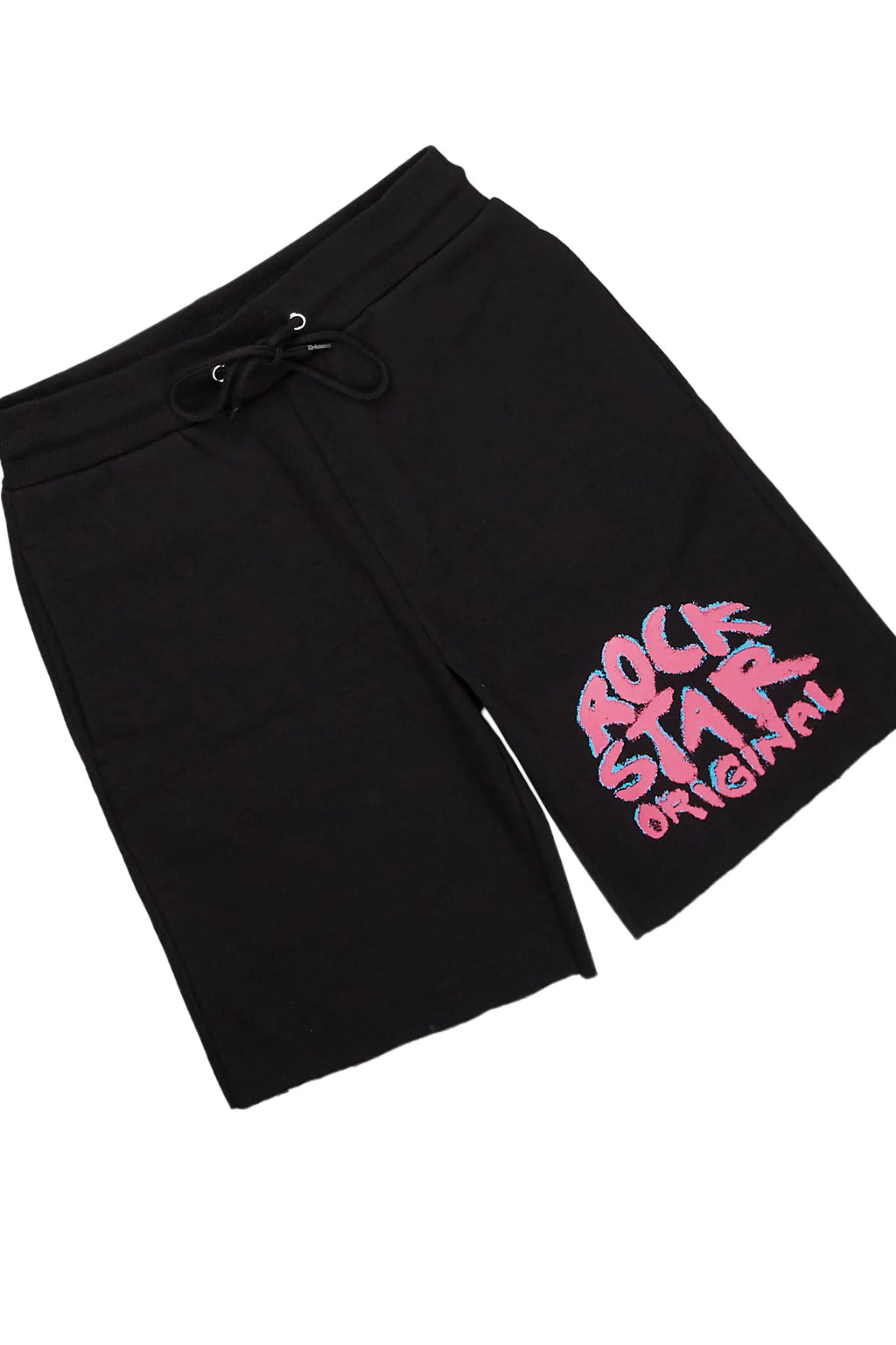 Waves Black T-Shirt/Short Set
