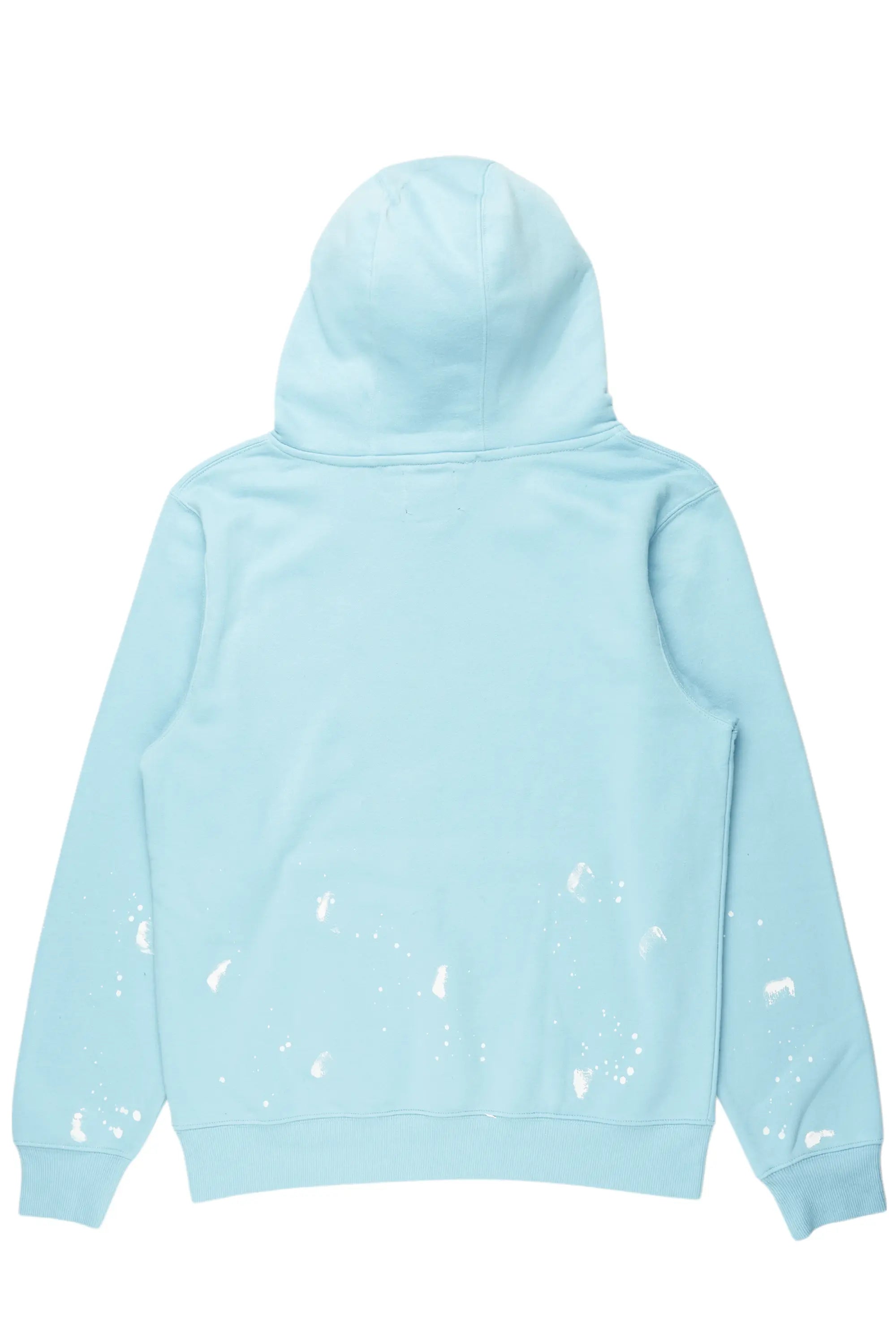 Nylia Baby Blue Oversized Hoodie
