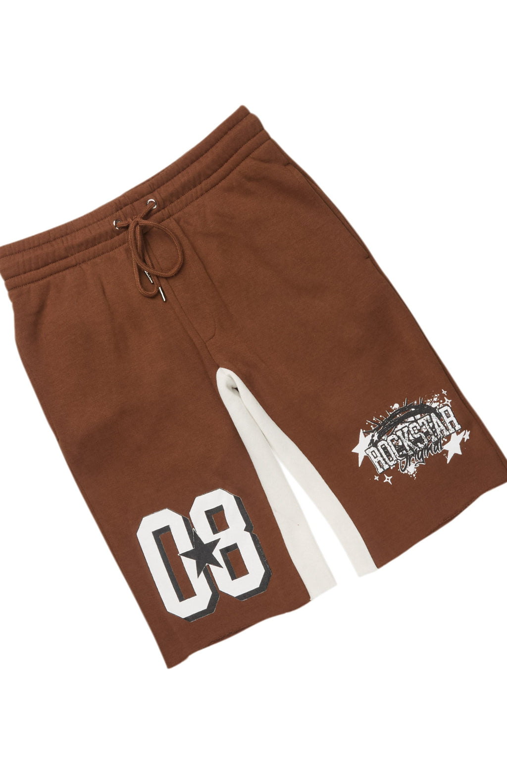 Allstar White/Brown T-Shirt Short Set