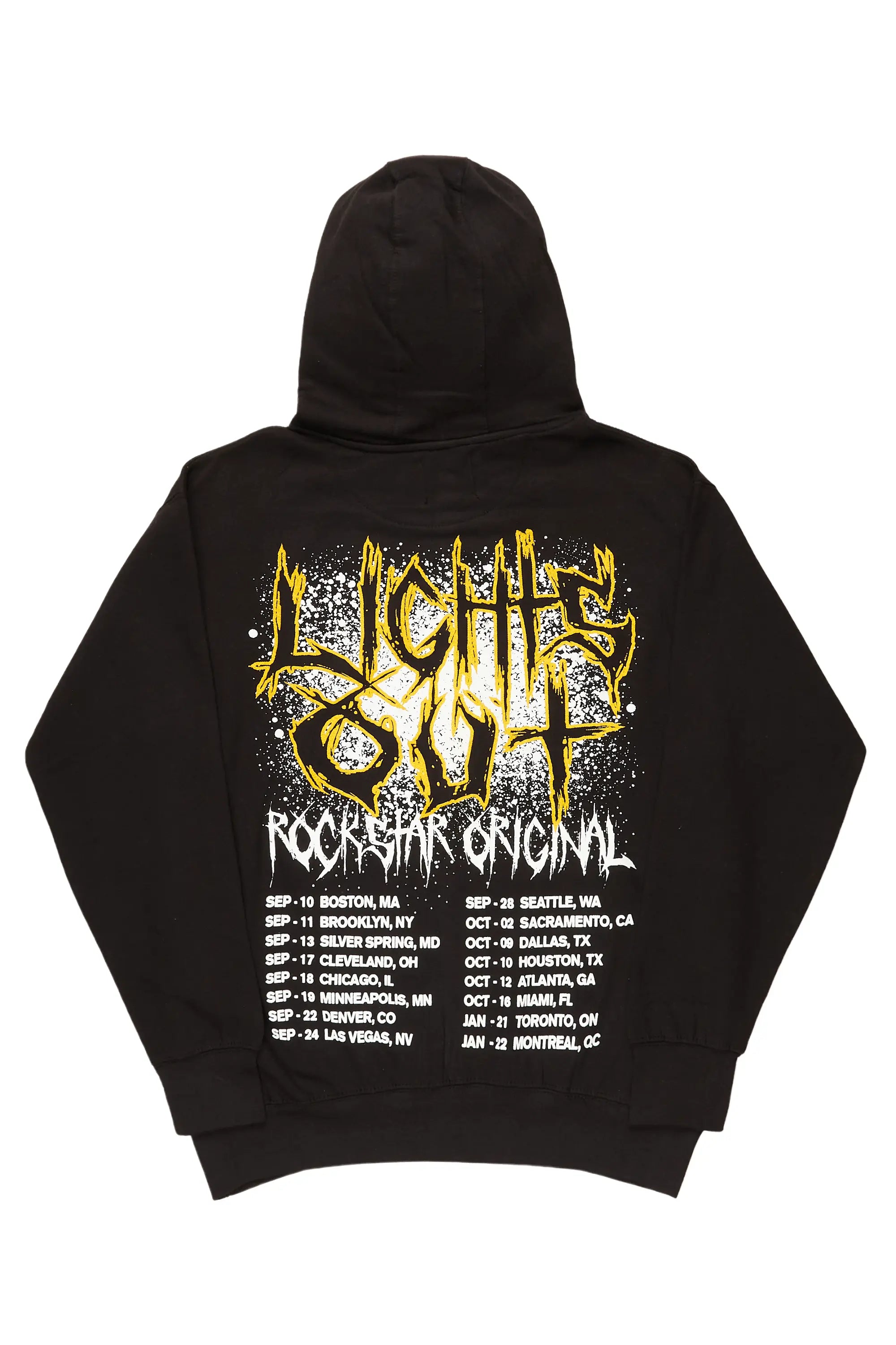 Mathias Black Graphic Hoodie