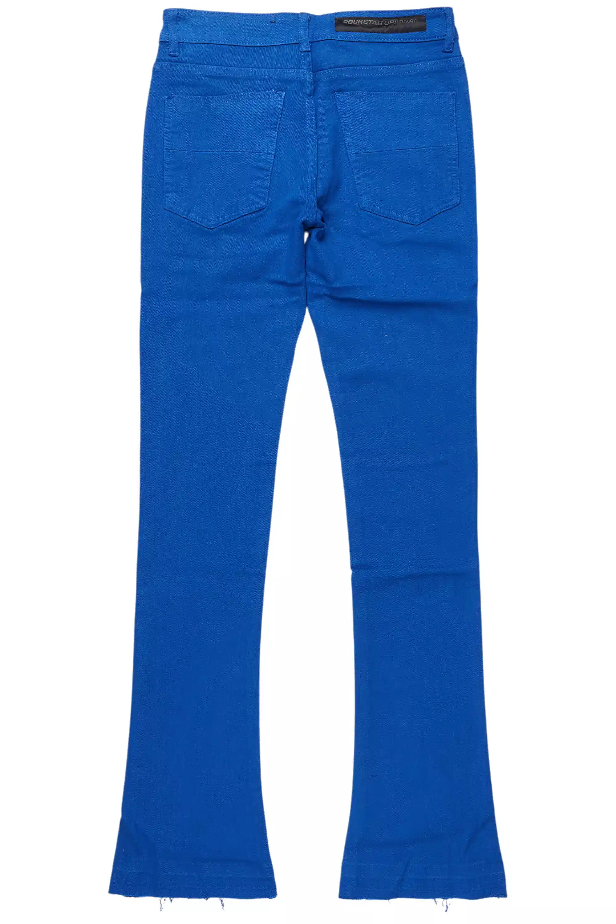 Dag Royal Blue Stacked Flare Jean
