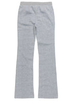 Girls Juliana Grey Stacked Flare Pant
