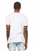 Beno White Oversized Graphic T-Shirt
