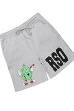 Tarl White/Grey Graphic T-Shirt Short Set