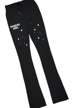 Raffer Black Hoodie/Super Stacked Flare Track Set