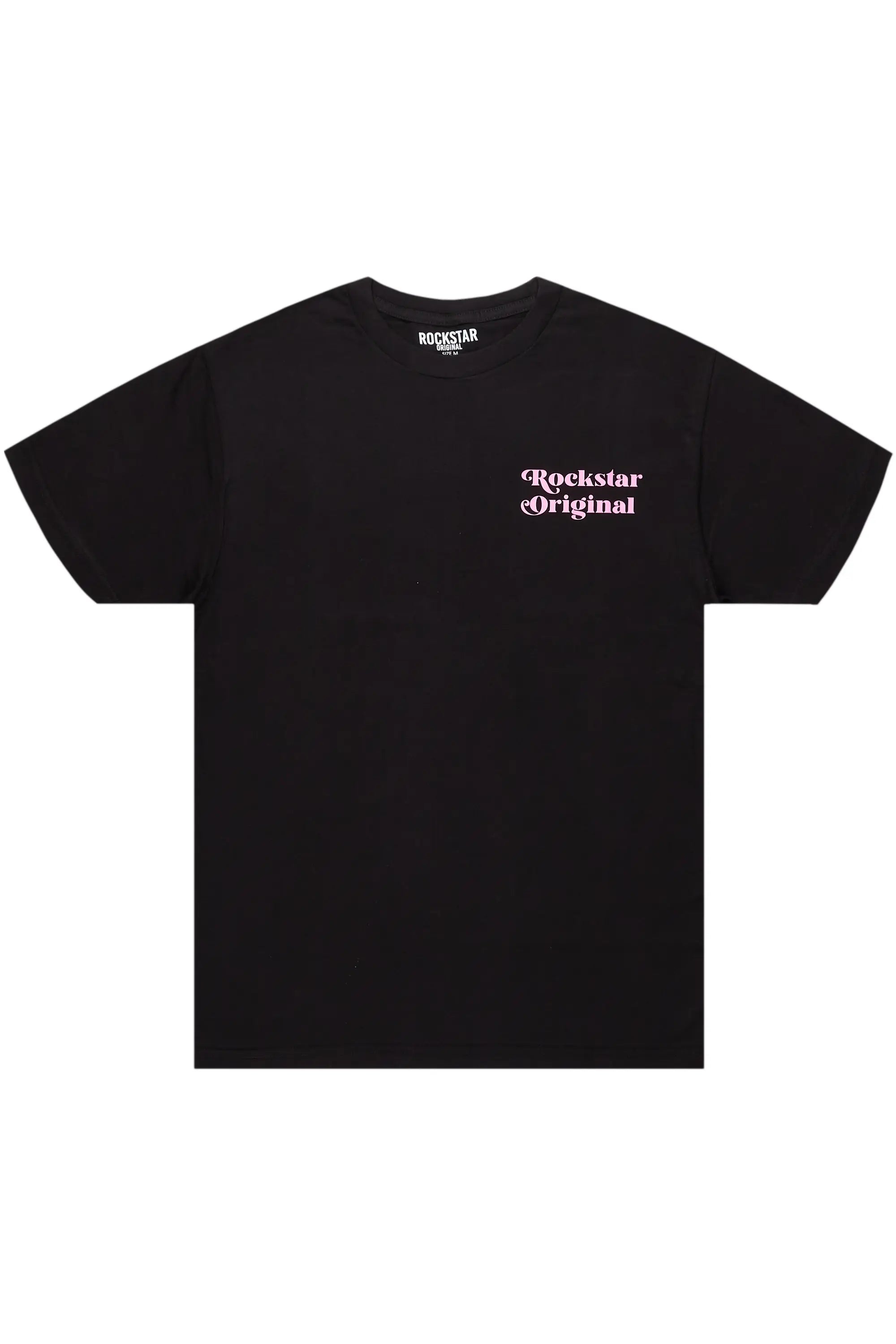 Diamo Black Graphic T-Shirt