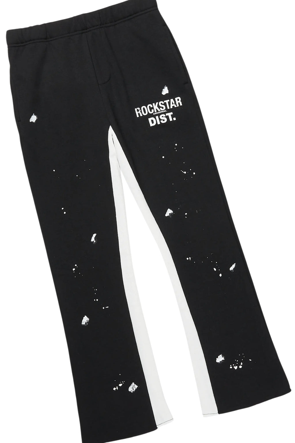 Boys Raffer Black/White Stacked Pant Set