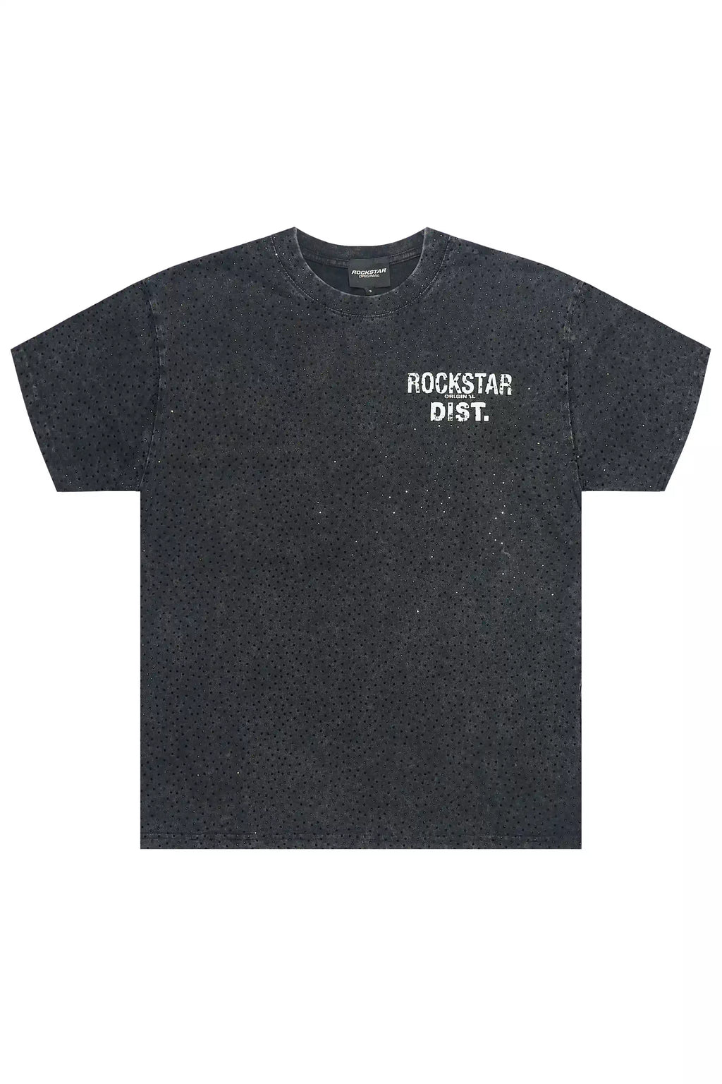 Lake Black Graphic Rhinestone T-Shirt