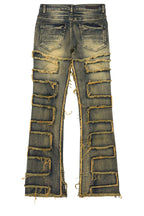 Boys Shake Tint Slim Stacked Flare Jean