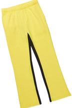 Boys Soweto White/Yellow T-Shirt/Stacked Flare Pant Set