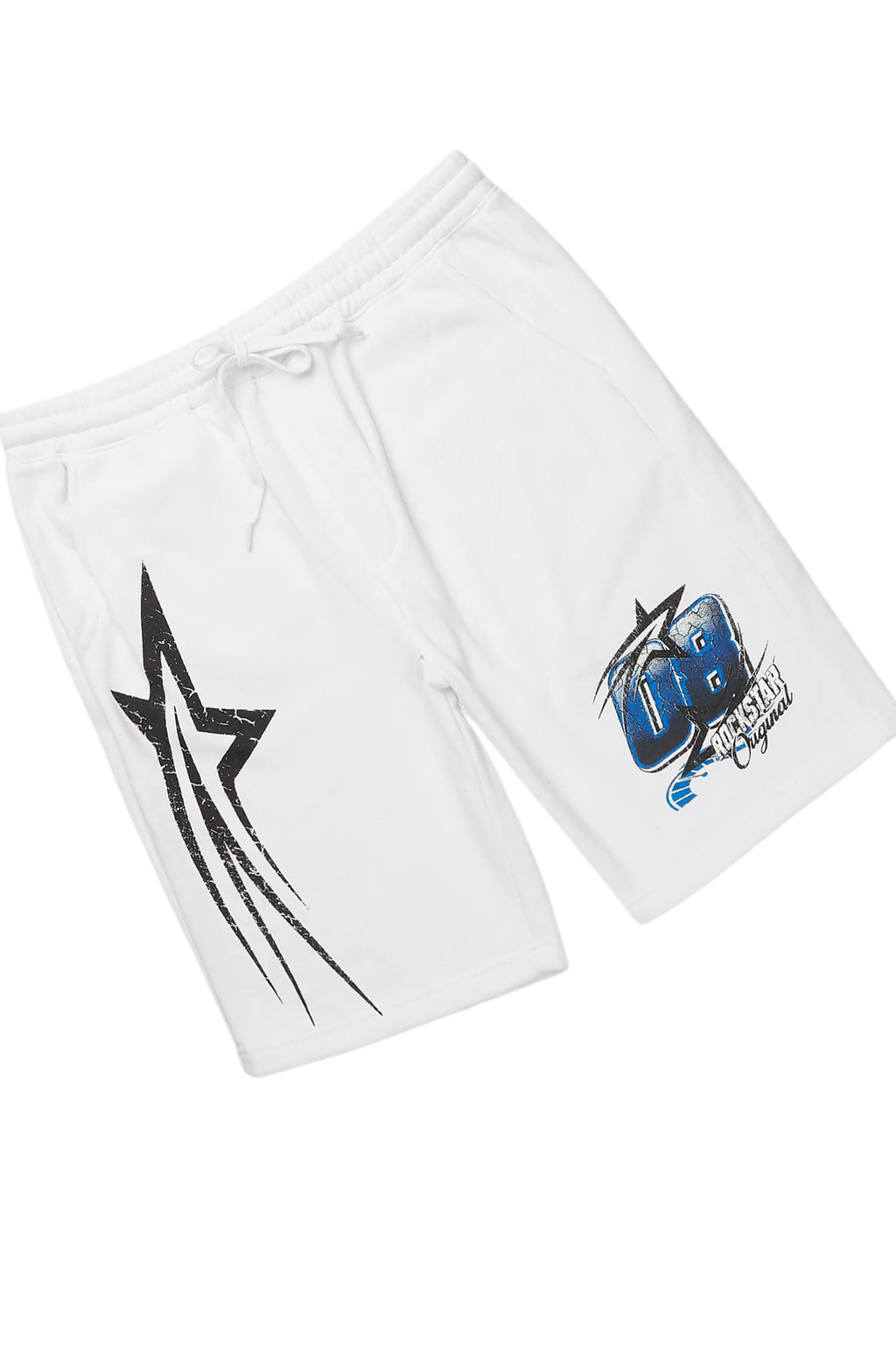 Kastell White/Blue T-Shirt Short Set