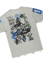 Grill Grey T-Shirt/Stacked Flare Jean Set