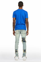 Kip Royal Blue T-Shirt/Slim Jean Bundle