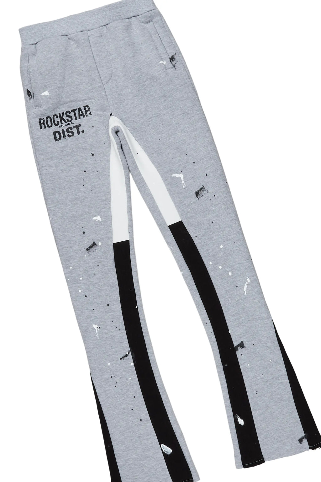 Girls Scarlie Grey/ Black  Stacked Flare Track Set