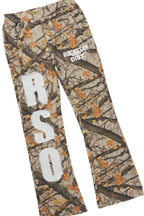 Boys All Eyes White/Camo T-Shirt/Stacked Flare Pant Set