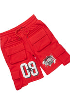 AllStar Red/White T-Shirt Cargo Short Set