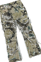 Boys Cade Tree Camo T-Shirt/Stacked Flare Jean Set