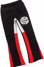 Boys Thierry Black/Red Stacked Flare Track Set