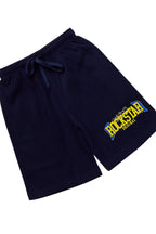 Boys Daria Heather Grey/Navy T-Shirt/Short Set