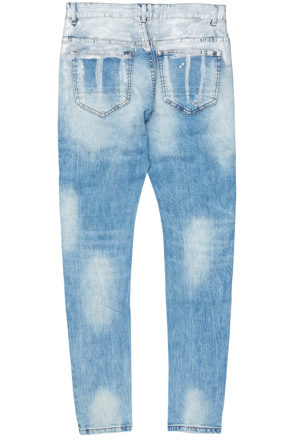 Dakari Light Blue Foil Slim Fit Jean