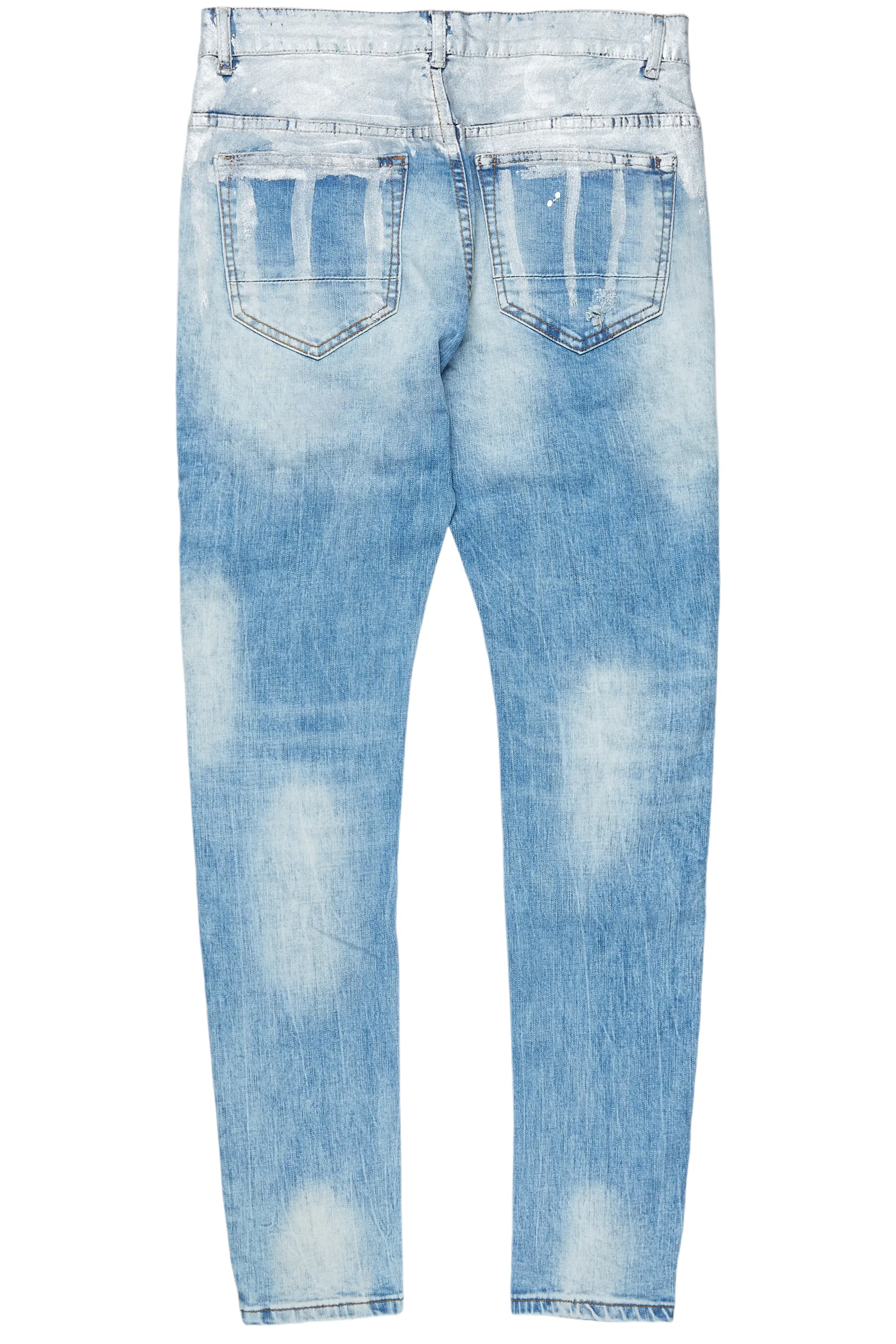 Dakari Light Blue Foil Slim Fit Jean