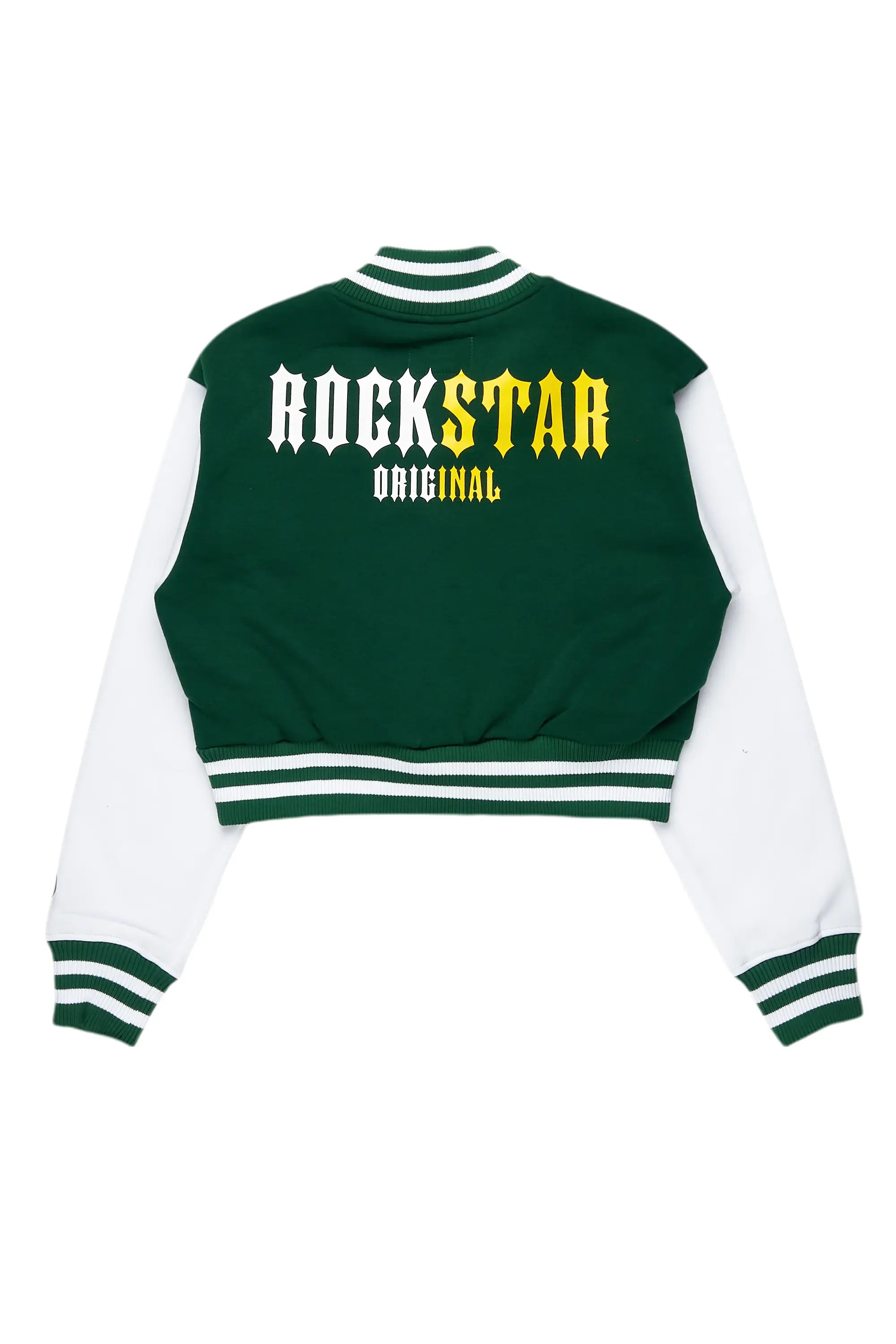 Shekeya Green Varsity Jacket