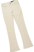 Sana Sand/Beige T-Shirt/Dag Stacked Flare Jean Set