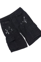 Boys All Star Black T-Shirt/Denim Short Set
