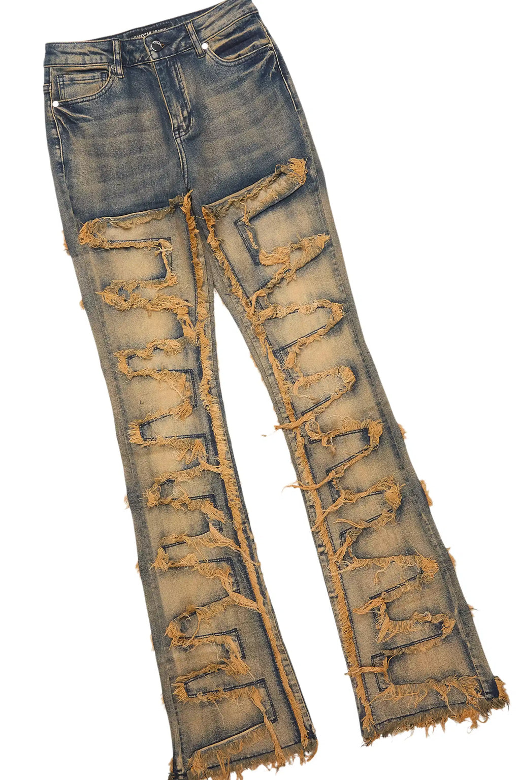 Tiffiany White Tee & Zariyah Tinted Dark Wash Jean Set