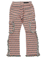 Girls Jude Pink/Multi Slim Flare Pants