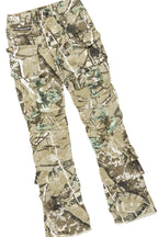 Boys Luxton Vintage Beige/Tree Camo Hoodie/Stacked Flare Jean Set