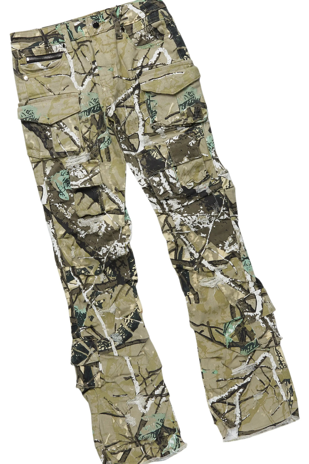 Boys Palmer Black/Yellow Hoodie/Stacked Flare Jean Set