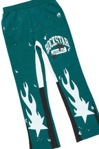 Boys Malie Dark Green Baggy Fit Pant Set