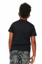 Boys Amina Black Graphic T-Shirt