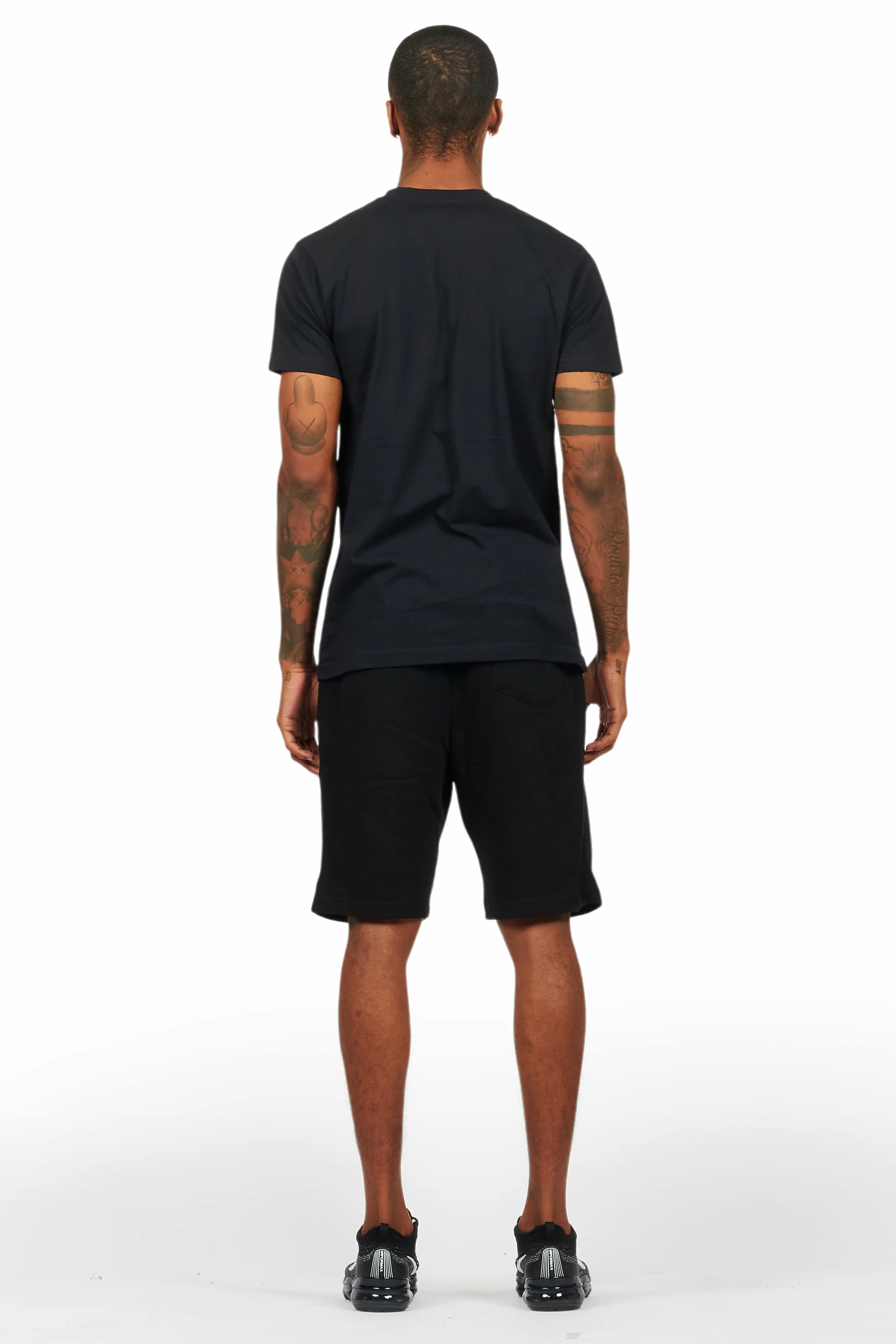Kastell Black T-Shirt Short Set
